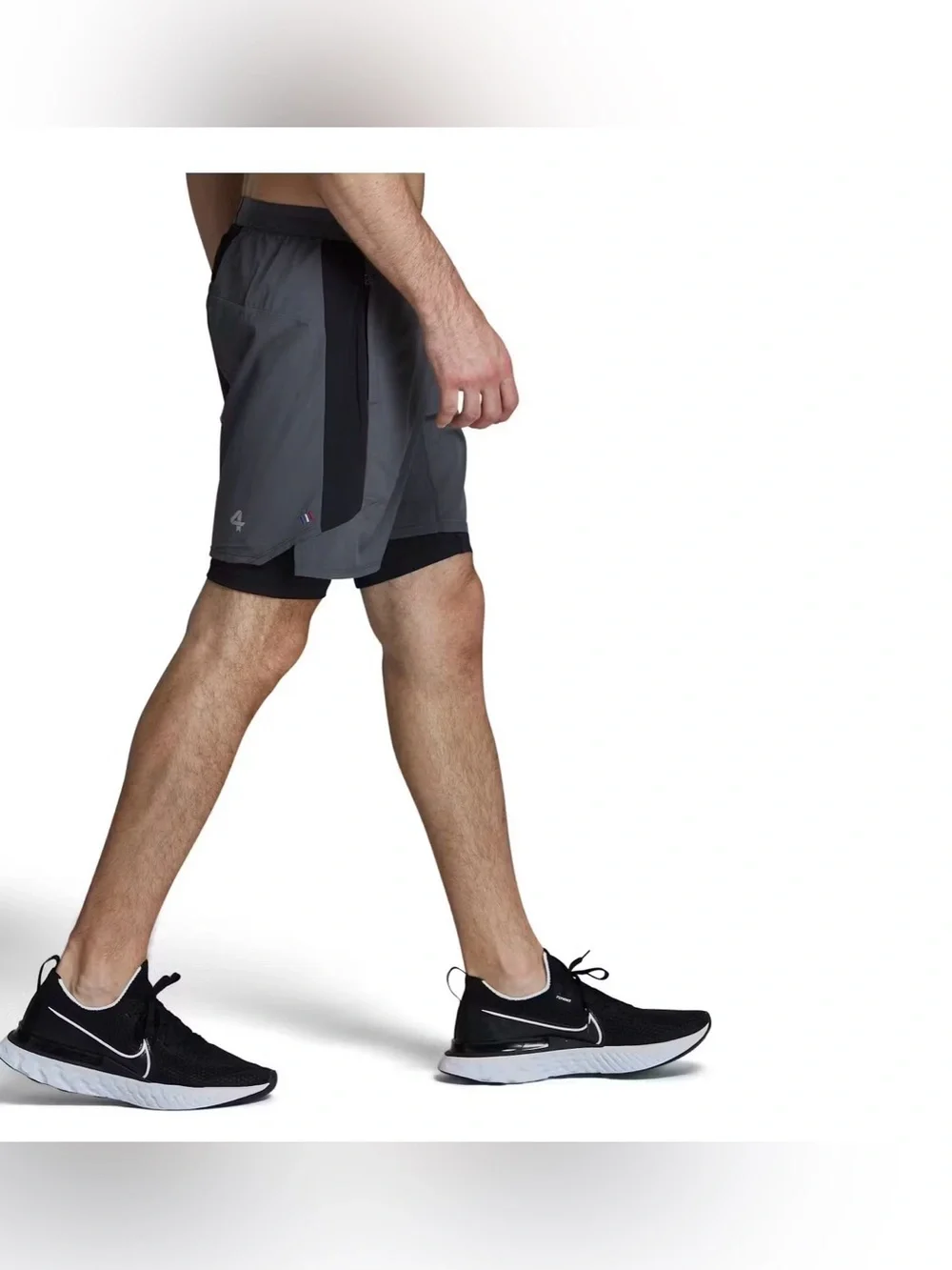 Fourlaps The Command Short Men’s Running Workout Athletic , size Large